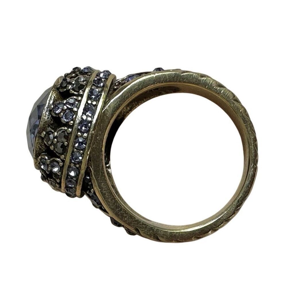 Heidi Daus Lavender Crystal Statement Ring - Picture 11 of 13